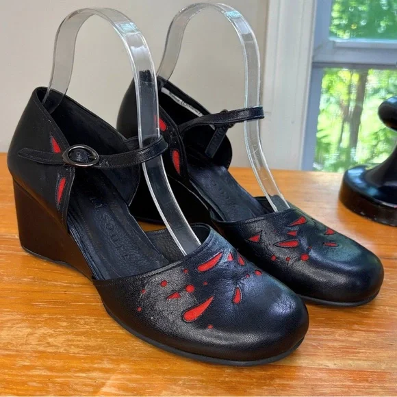 Gentle Souls Raine Leather Wedge Shoes - Picture 3 of 13